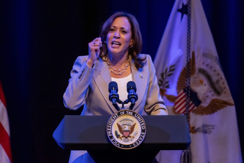 Vice President Kamala Harris denounces new social studies curriculum in Florida