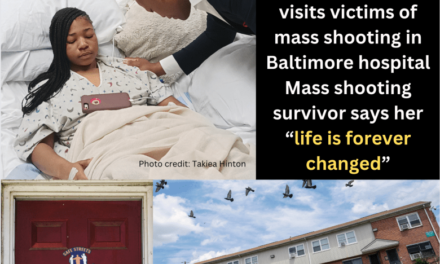 Maryland Gov. Wes Moore visits victims of mass shooting in Baltimore hospital