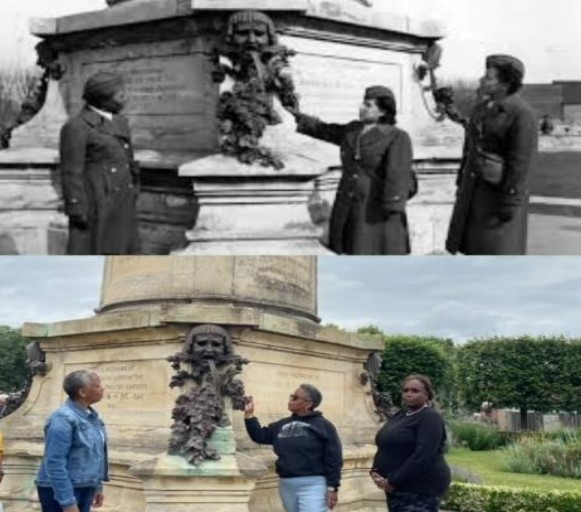 Descendants of 6888th retrace the steps of their ancestors