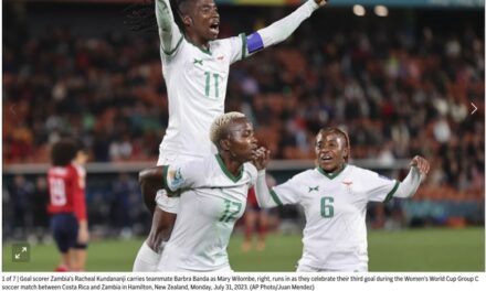 Zambia earns first Women’s World Cup win with 3-1 victory over Costa Rica