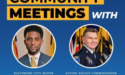 Baltimore Mayor kicks off community engagement series to address pressing public safety concerns with Acting Police Commissioner Richard Worley