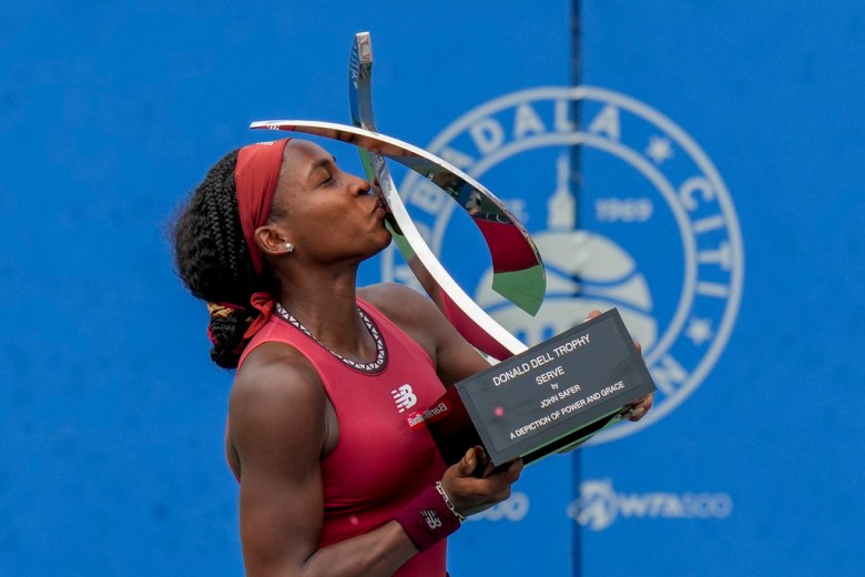 Coco Gauff defeats Maria Sakkari in DC Open final for her fourth WTA singles title