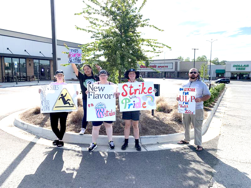 Workers at northeast Alabama Starbucks strike to protest working conditions