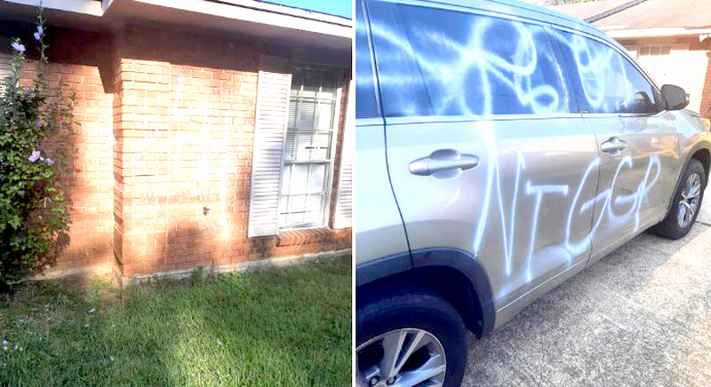 Racist graffiti in Montgomery neighborhood a possible hate crime: ‘I am enraged,’ lawmaker says