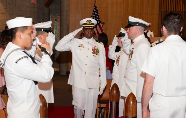 Baltimore native assumes command of USS Nebraska