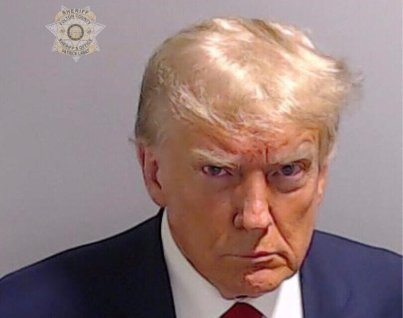 Donald Trump booked and charged in Georgia; mugshot publicly released