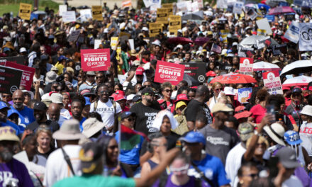 Thousands converge on National Mall to mark the March on Washington’s 60th anniversary