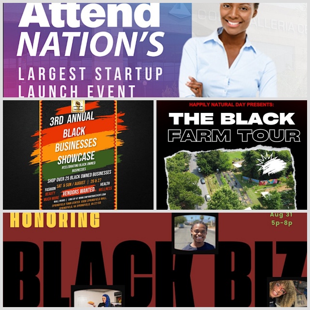 Meetings and events for National Black Business Month in the D.C., Maryland and Virginia area