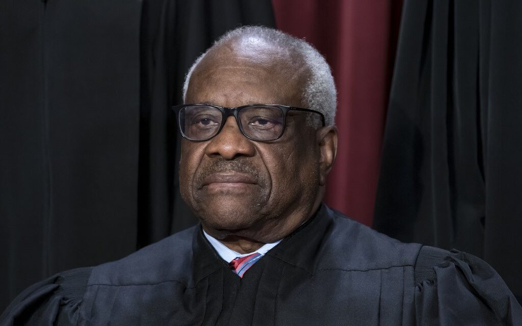 Justice Clarence Thomas reports he took 3 trips on Republican donor’s plane last year