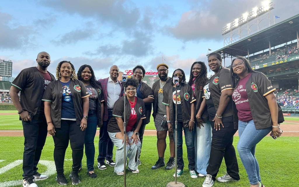 ALUMNI TURN OUT FOR CHICAGO CUBS HBCU DAY