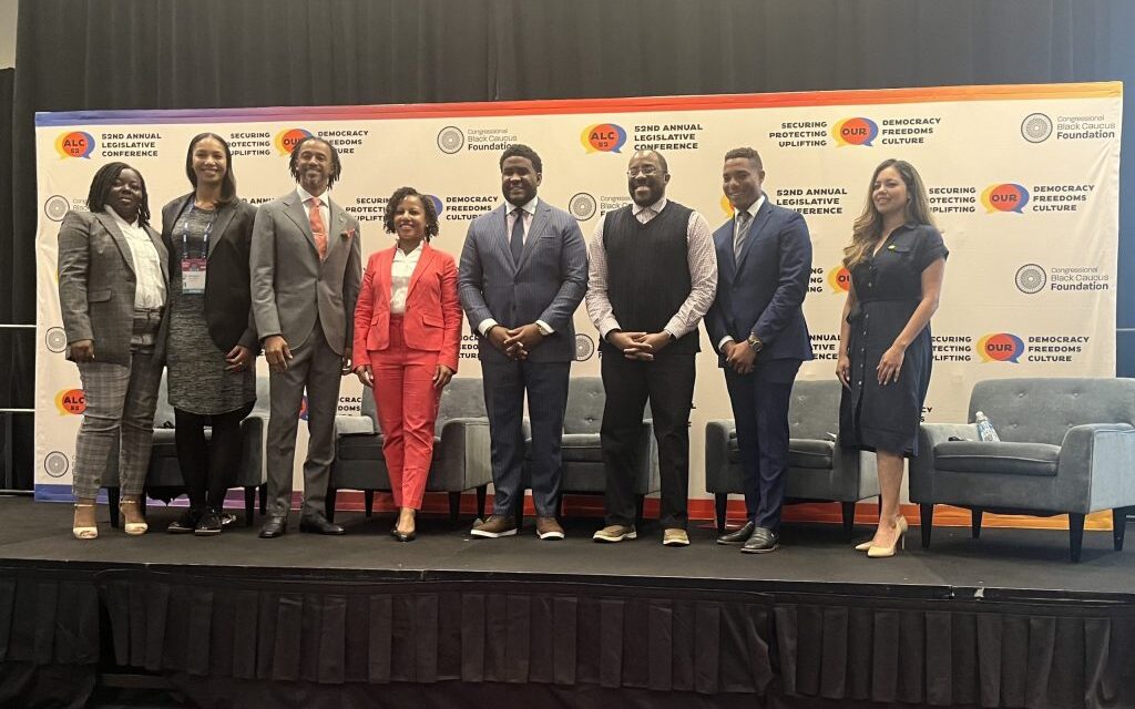 Congressional Black Caucus leaders examine national electric vehicle program and workforce development opportunities for Black contractors