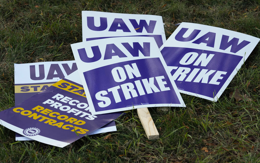 UAW escalates strike against lone holdout GM after landing tentative pacts with Stellantis and Ford