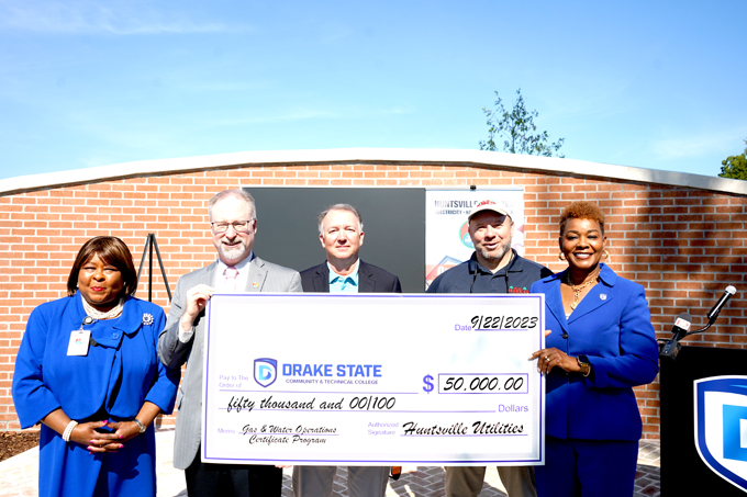 Drake State and Huntsville Utilities Join Forces to Fuel Gas and Water Operation Scholarship Program