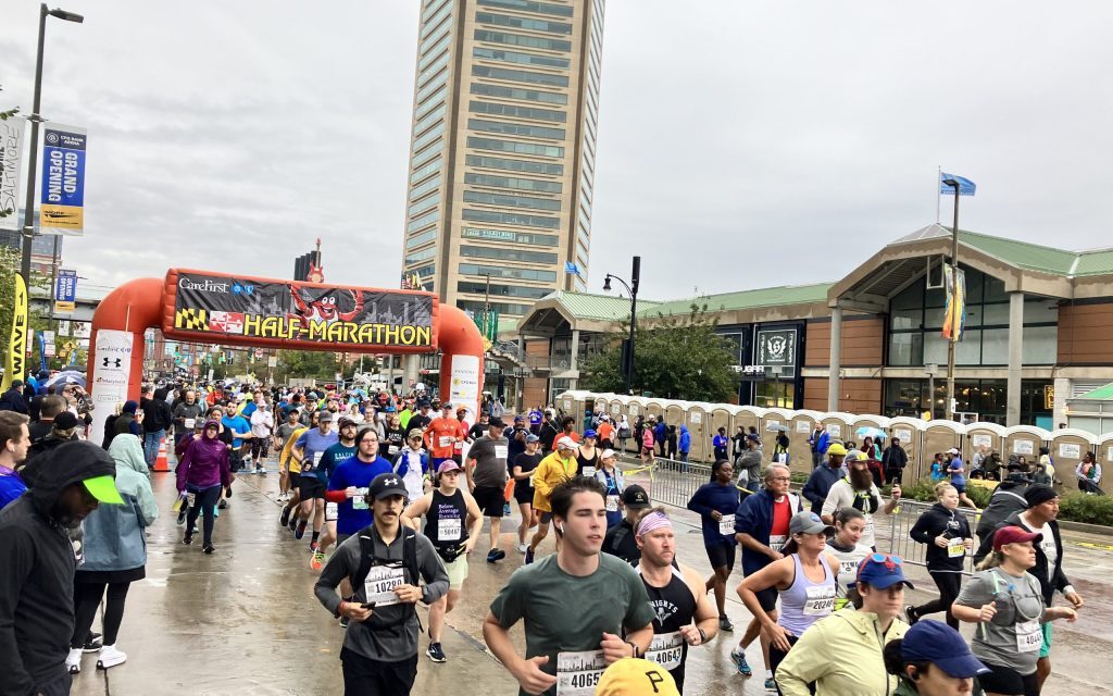 All races of the Baltimore Running Festival have officially kicked off!  