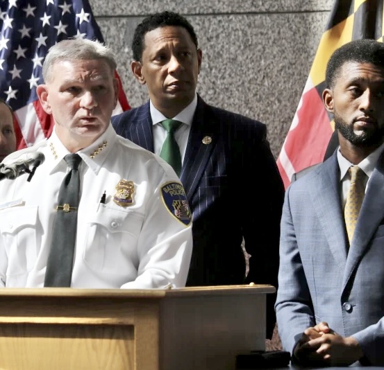 Residents protest as Baltimore City Council confirms Baltimore Police Commissioner Richard Worley