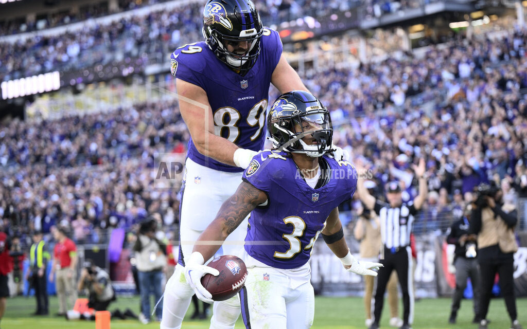 Ravens rout Seahawks 37-3 behind defense and Keaton Mitchell’s big day