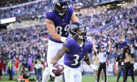 Ravens rout Seahawks 37-3 behind defense and Keaton Mitchell’s big day