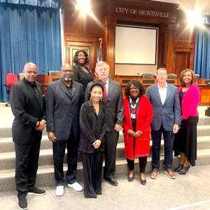 100 Black Women Greater Huntsville, Inc. and the 100 Black Men of Huntsville Unite with Mayor Tommy Battle for City Progress 