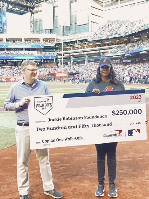 BRIEF SUMMARY OF CHECK PRESENTATION AND THE JACKIE ROBINSON FOUNDATION