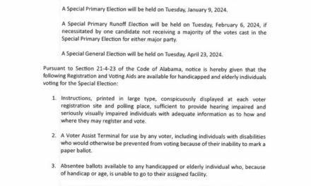 NOTICE OF SPECIAL ELECTION