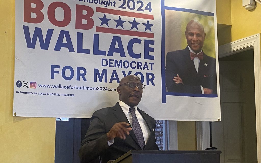 Mayoral candidate Bob Wallace unveils his public safety plan for Baltimore