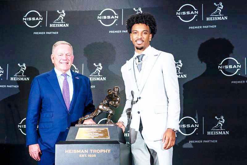 Jayden Daniels looked sharp for his Heisman win, thanks to a clothier with Alabama roots