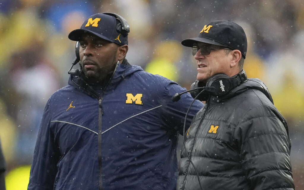 Jim Harbaugh pushed for Michigan to hire Sherrone Moore after leaving to lead Chargers