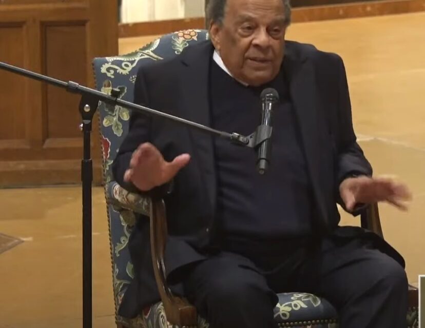 Andrew Young reflects on Civil Rights Movement at Washington National Cathedral 