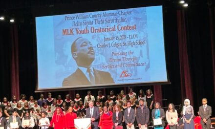 Youth compete in oratorical contest held by Prince Williams County Alumnae Chapter of Delta Sigma Theta Sorority in honor of MLK Day