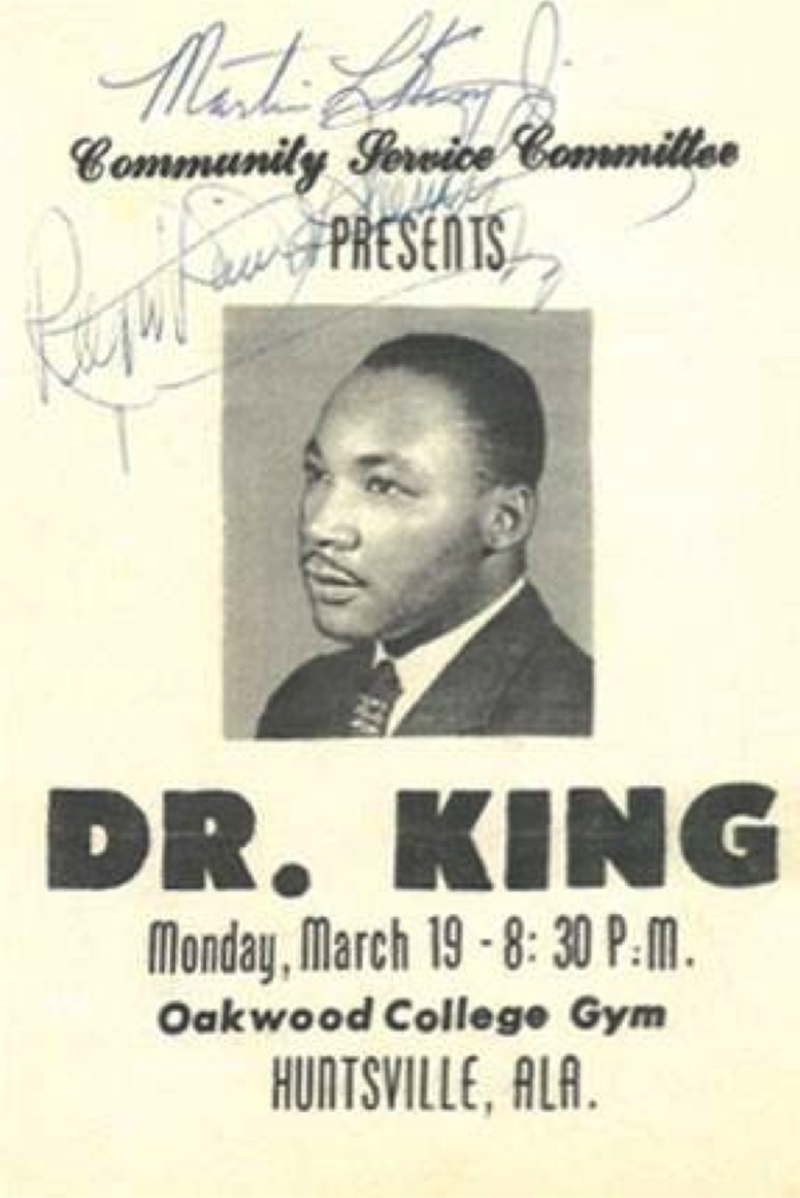 MLK at Oakwood RCCR Tour