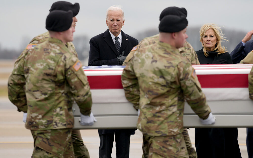 Biden honors Black troops killed in Jordan as remains arrive home