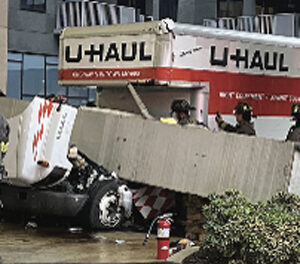 U-Haul driver rescued after being trapped in massive concrete beam collapse at Birmingham high-rise