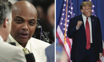 CHARLES BARKLEY SAYS HE’LL PUNCH ANY BLACK PERSON WEARING DONALD TRUMP MUG SHOT SHIRT