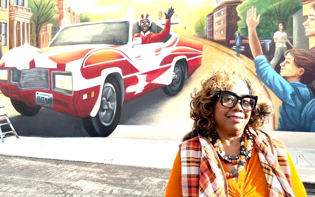 Birmingham’s ‘Batman,’ who helped motorists with his 1971 Ford Thunderbird, honored in mural