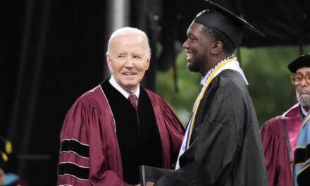 Biden tells Morehouse graduates that he hears their voices of protest over the war in Gaza