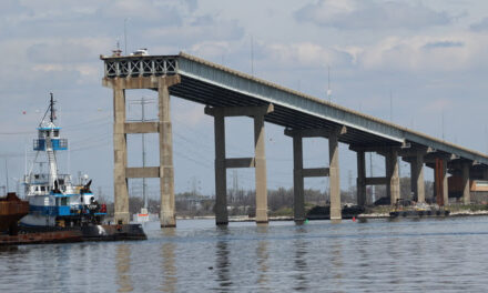 Vessels travel through temporary channel as wreckage from Key Bridge collapse is cleared