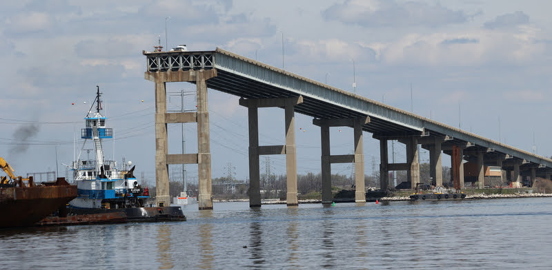 Vessels travel through temporary channel as wreckage from Key Bridge collapse is cleared