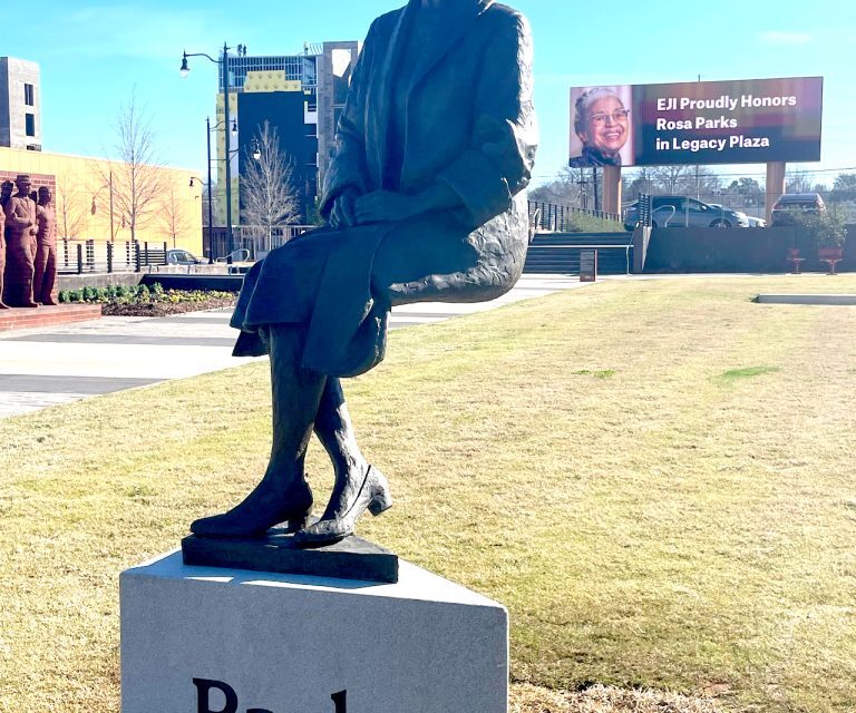 EJI unveils Rosa Parks statue at Legacy Plaza in Montgomery: ‘She can inspire us’