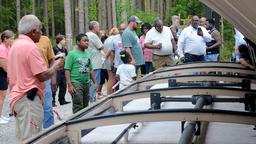 Newbern sewer ribbon-cutting