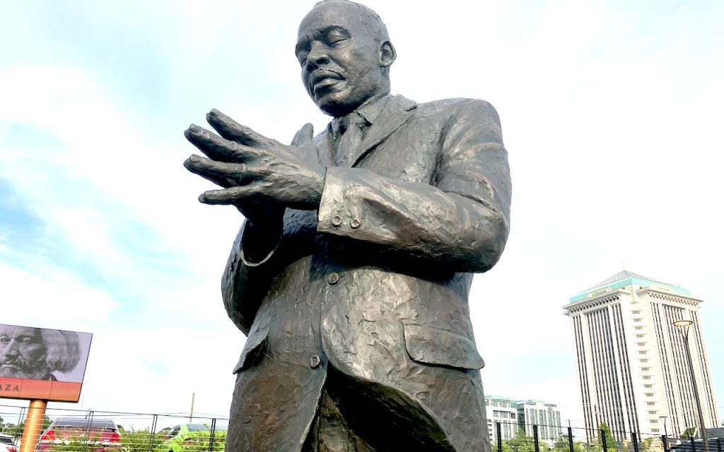 Equal Justice Initiative adds statue of Martin Luther King Jr. to Legacy Plaza in Montgomery