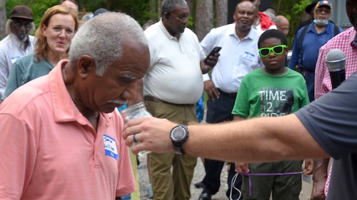 Newbern sewer ribbon-cutting