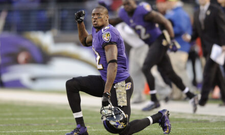 Jacoby Jones, a star of Baltimore’s most recent Super Bowl title run, has died at age 40