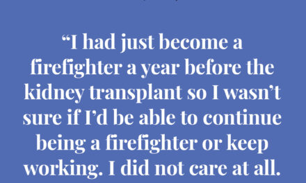 “Joined by living donors we recognize here the contribution that a selfless donation from a donor has taken us to the next chapter in the amazing medical miracle.”