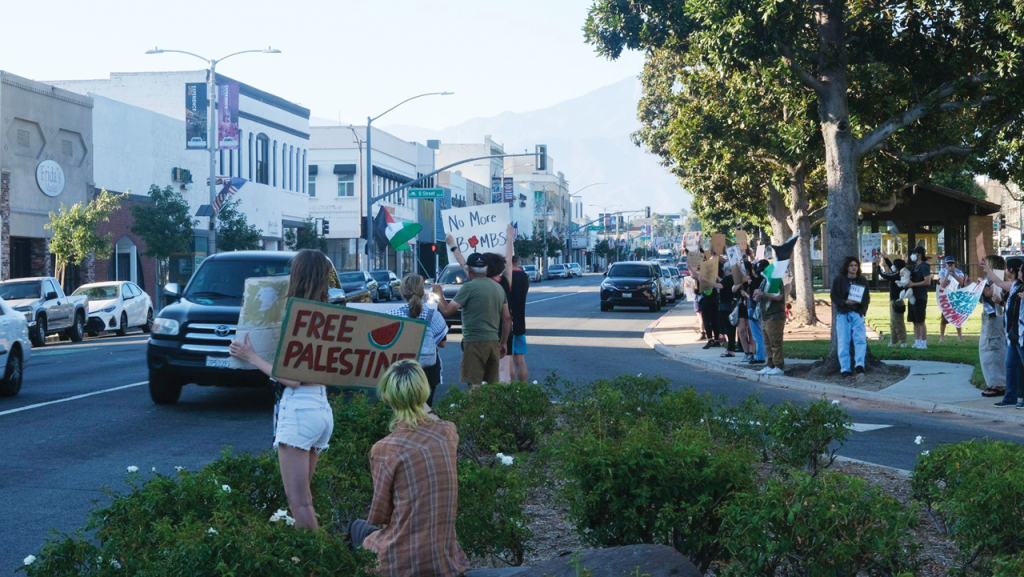 Inland Empire Residents Protest Israel’s Actions Against Palestinians