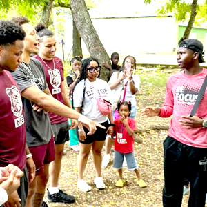 TEAM ON GOODWILL TOUR ENGAGING IN SPORTS AND SERVICE PROJECTS