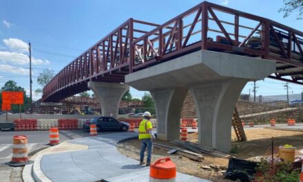 New pedestrian bridge now open in Ward 7