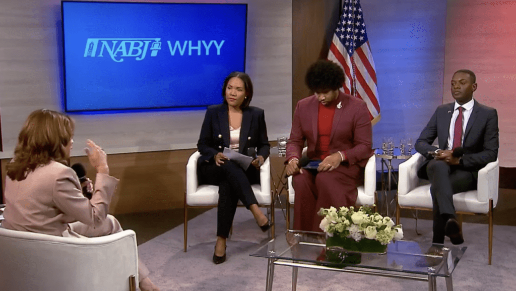 Harris Addresses Plans for Health Policies During NABJ Interview