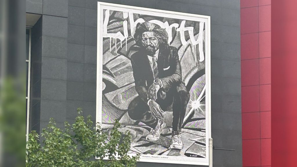 Reginald F. Lewis Museum hopes to spark conversation with new Douglass mural