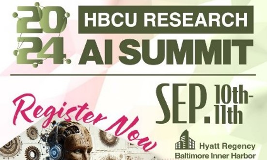 PRESS ROOM: HBCU Research AI Summit to convene at Baltimore Hyatt Hotel, September 9-11, 2024