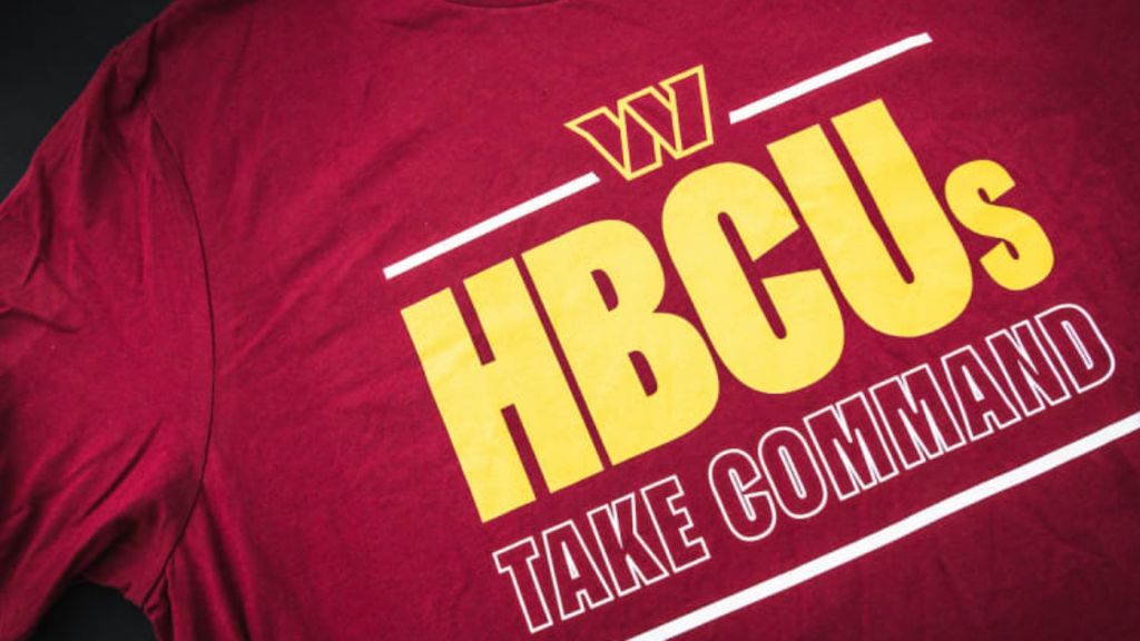 Washington Commanders host t-shirt competition for HBCU Night